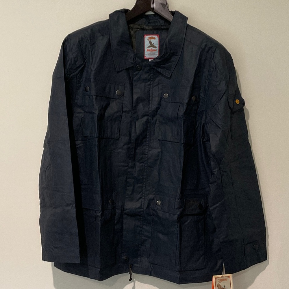 NWT Men's Rain Jacket American Outdoorsman Dark Navy Fishermancore Size XL